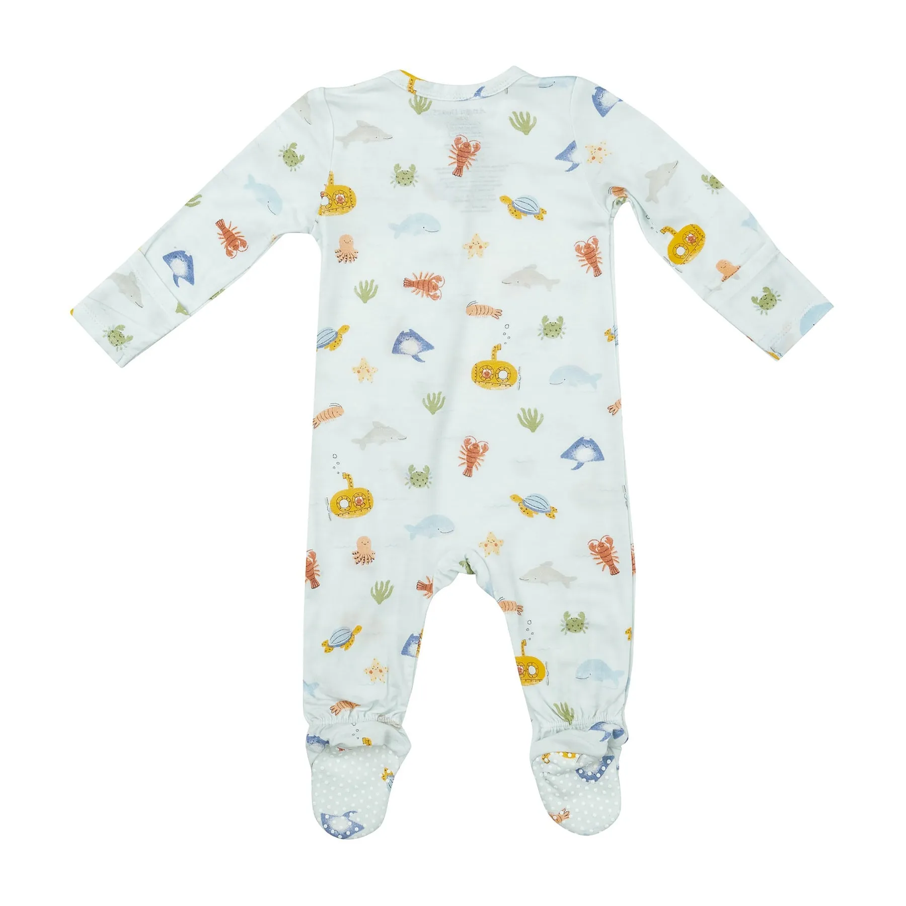 2-Way Zipper Footie - Inky Ocean by Angel Dear
