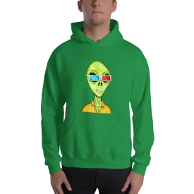 Alien #0010 by inkink Shivadelic - Hoodie