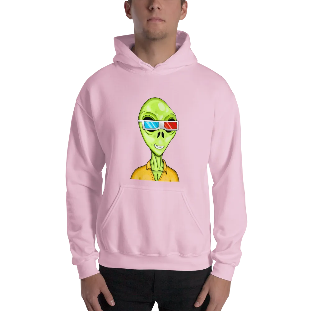 Alien #0010 by inkink Shivadelic - Hoodie