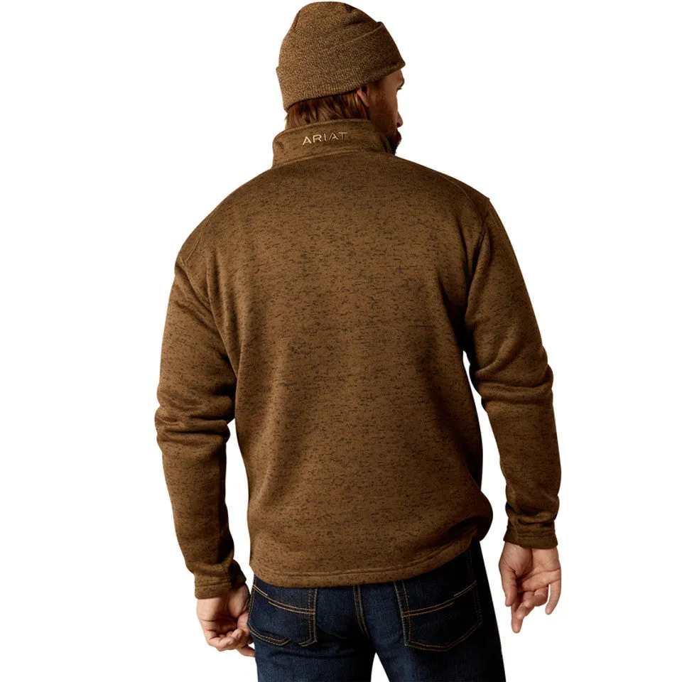 Ariat Caldwell 1/4 Zip Logo Sweater