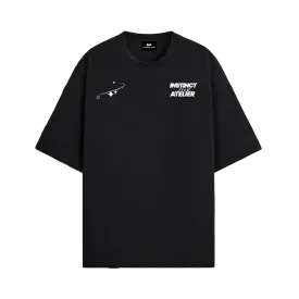 Atelier Oversized T-shirt- Black