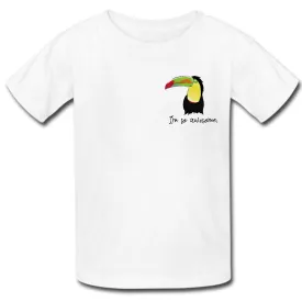 Awesome toucan kids t-shirt