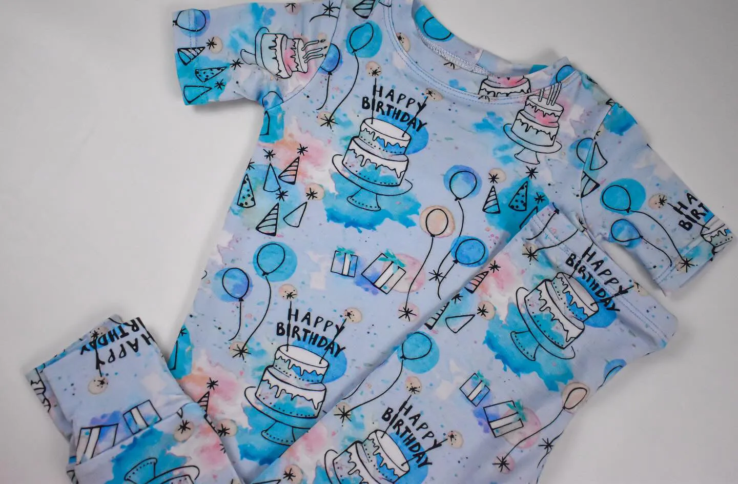 Birthday Short Sleeve Pajamas