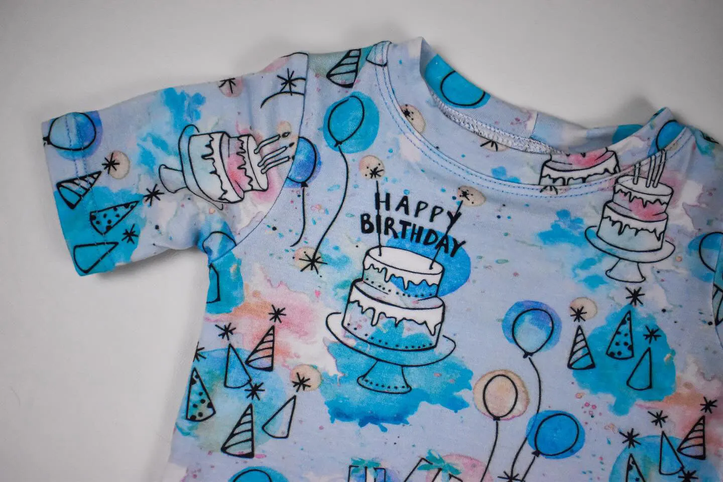 Birthday Short Sleeve Pajamas