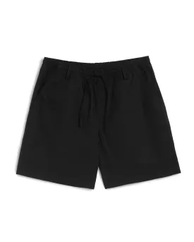 Black Herringbone Leisure Short