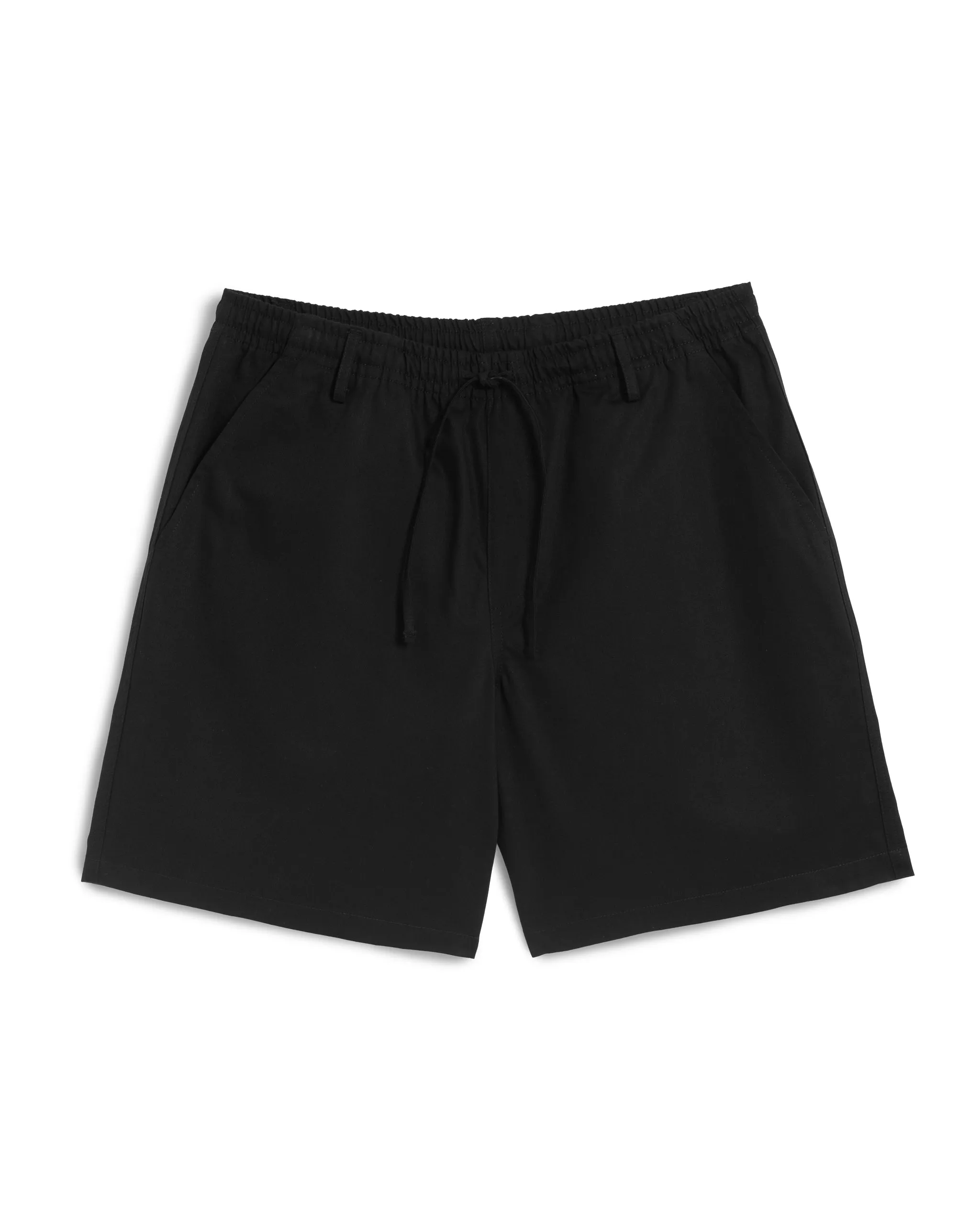 Black Herringbone Leisure Short