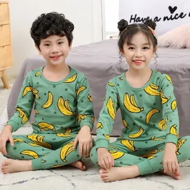 Boys  and Girls Cotton Pajamas Set