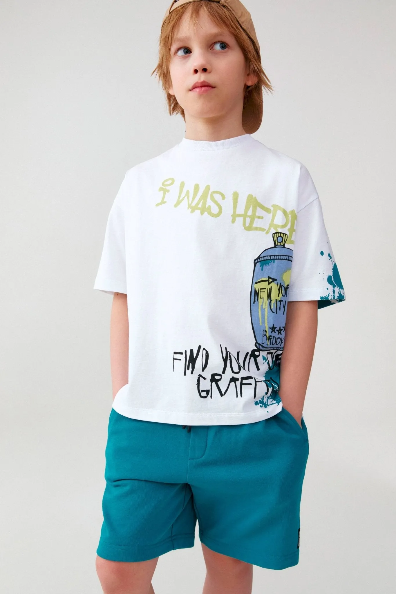 Boys Graphitti Short Sleeve T-Shirt