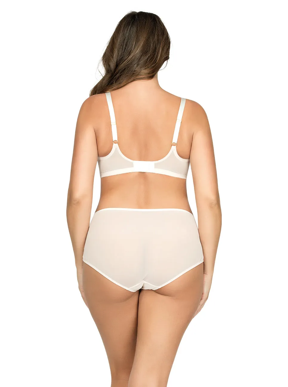 Briana High waist Brief - Petal Pink w Floral - P5675