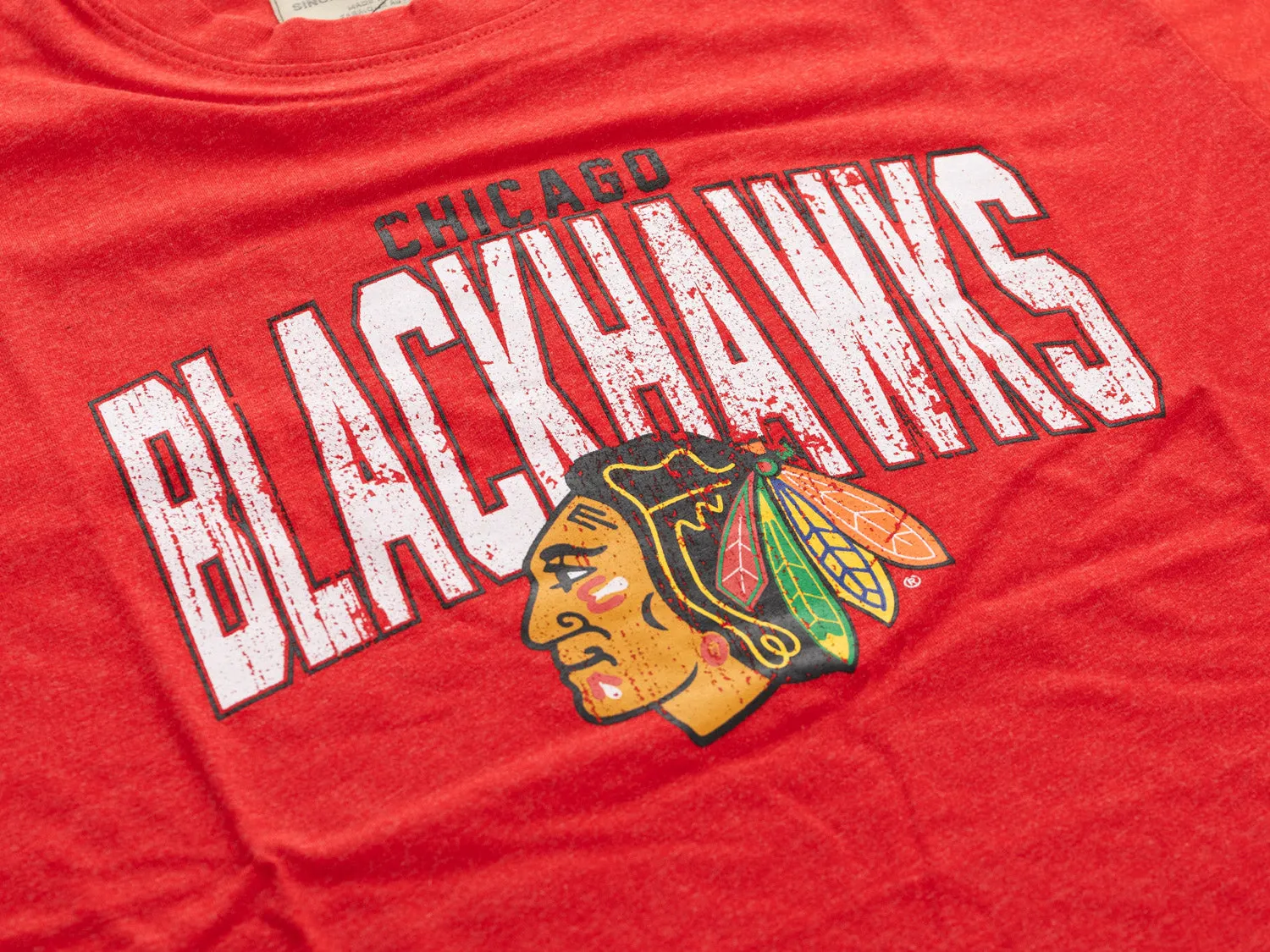 Chicago Blackhawks NHL Licensed Vintage Classic Tee