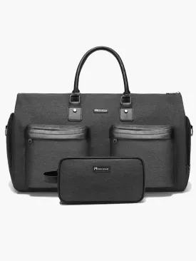Convertible Garment Bag with Toiletry Bag  For Travel