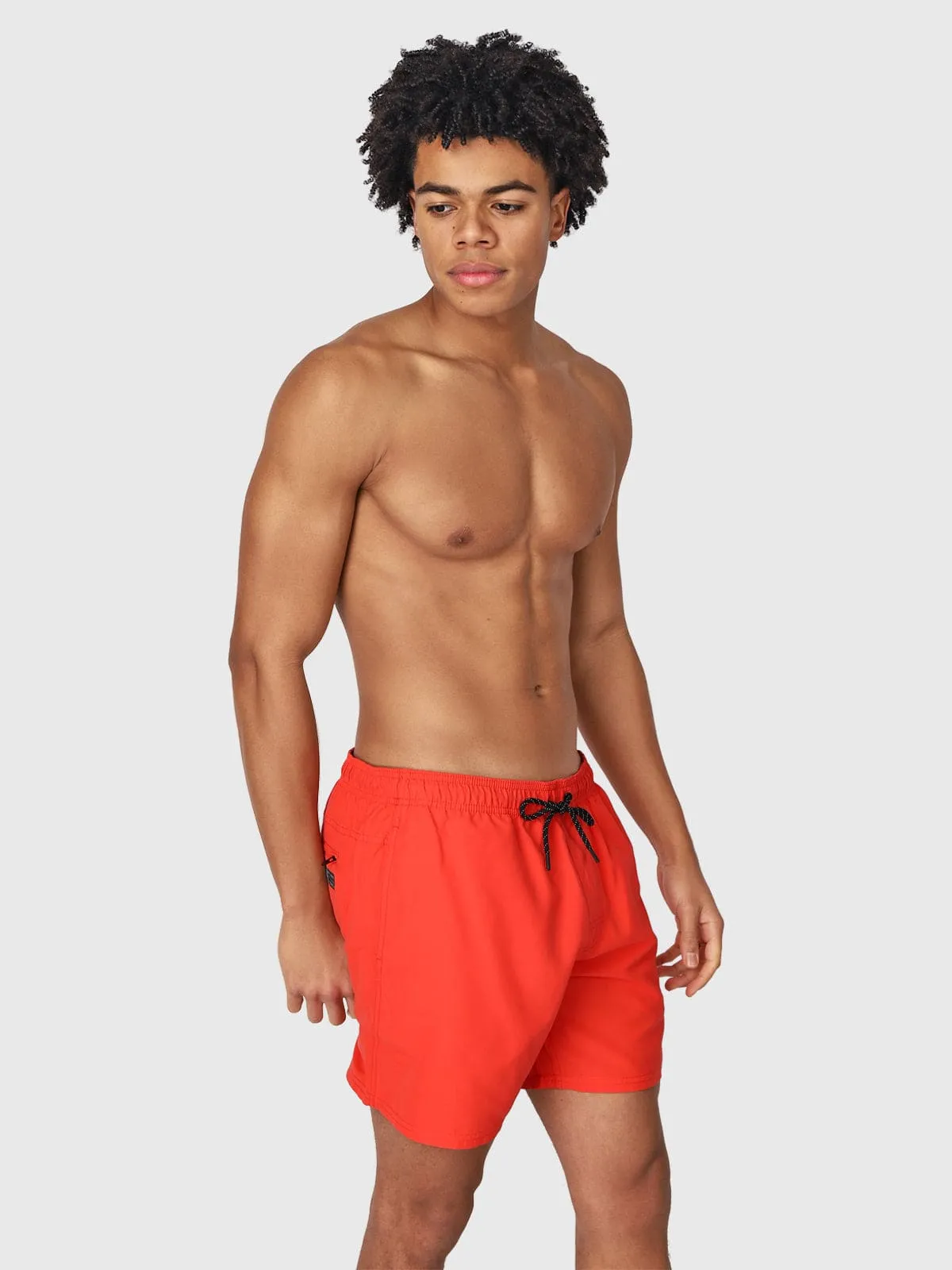 CrunECO-N Men Swim Shorts | Bright Red
