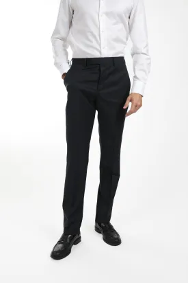 Dark Navy Brinsley Check Trouser
