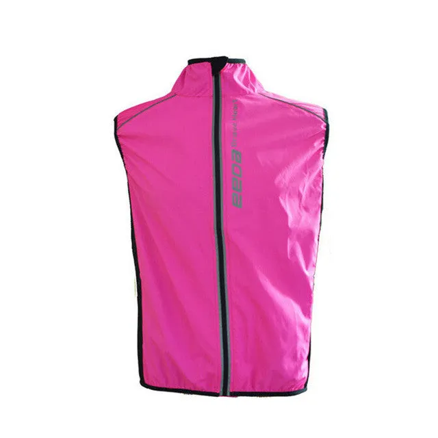 EEDA Windproof Waterproof Cycling Vests Summer Outdoors Bike Jerseys Bicycle Jacket Sleeveless Windbreaker Coat Men Women Riders