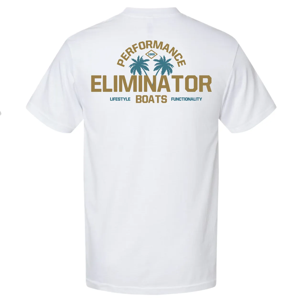 Eliminator Boats Men's Arch T-Shirt (White)
