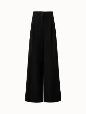 Extra Wide Palazzo Viscose Linen Blend Pants