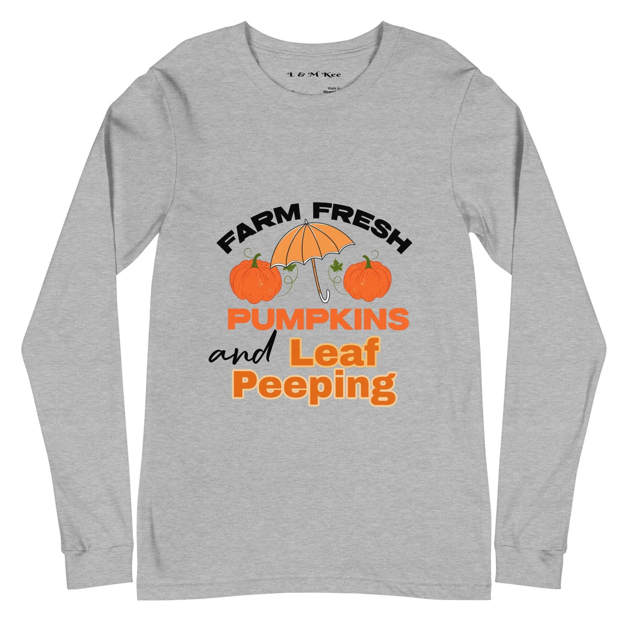 Farm Fresh Pumpkins Unisex Long Sleeve Tee