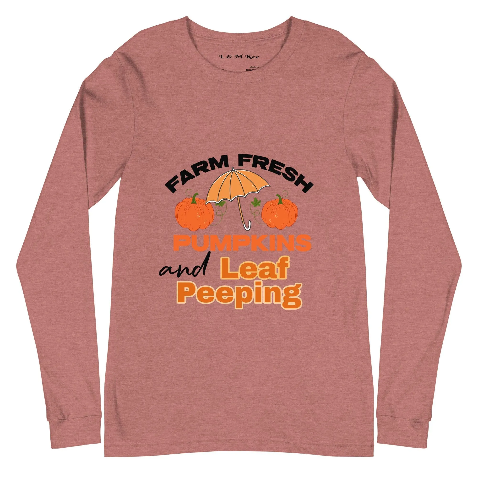 Farm Fresh Pumpkins Unisex Long Sleeve Tee