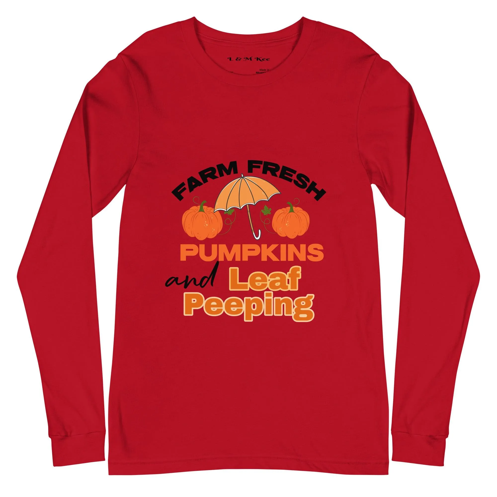 Farm Fresh Pumpkins Unisex Long Sleeve Tee