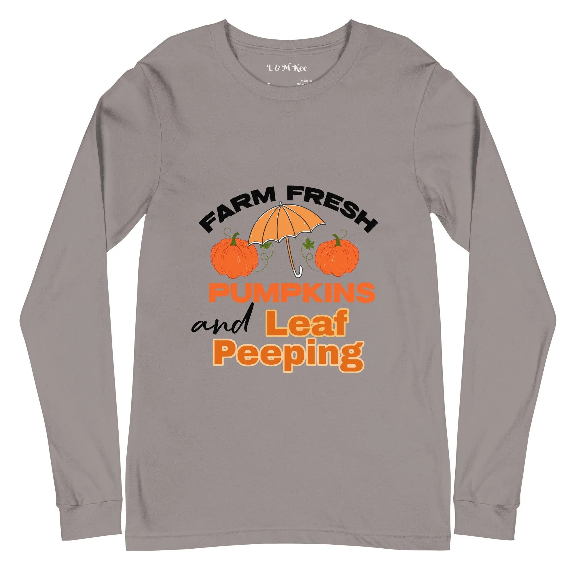 Farm Fresh Pumpkins Unisex Long Sleeve Tee