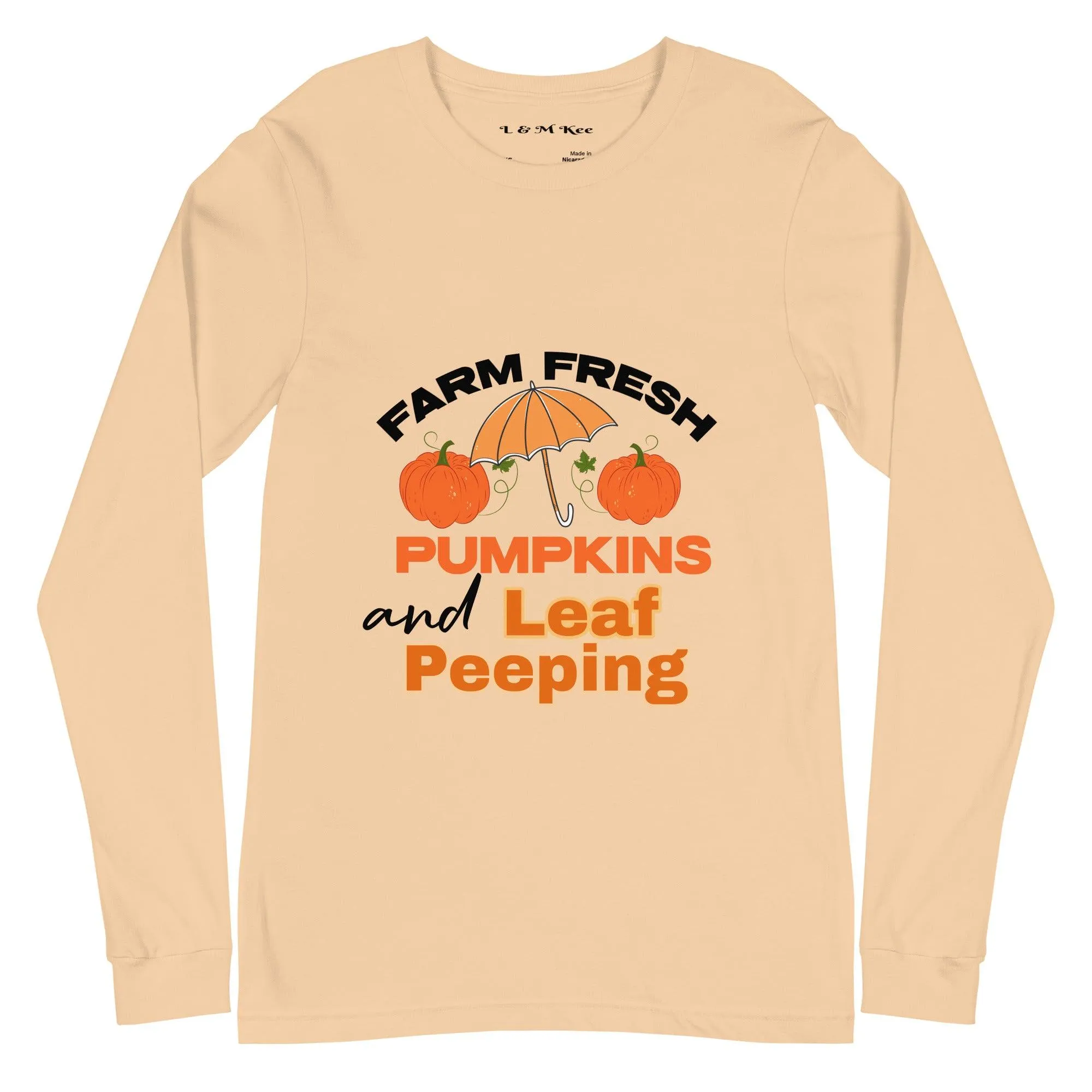 Farm Fresh Pumpkins Unisex Long Sleeve Tee