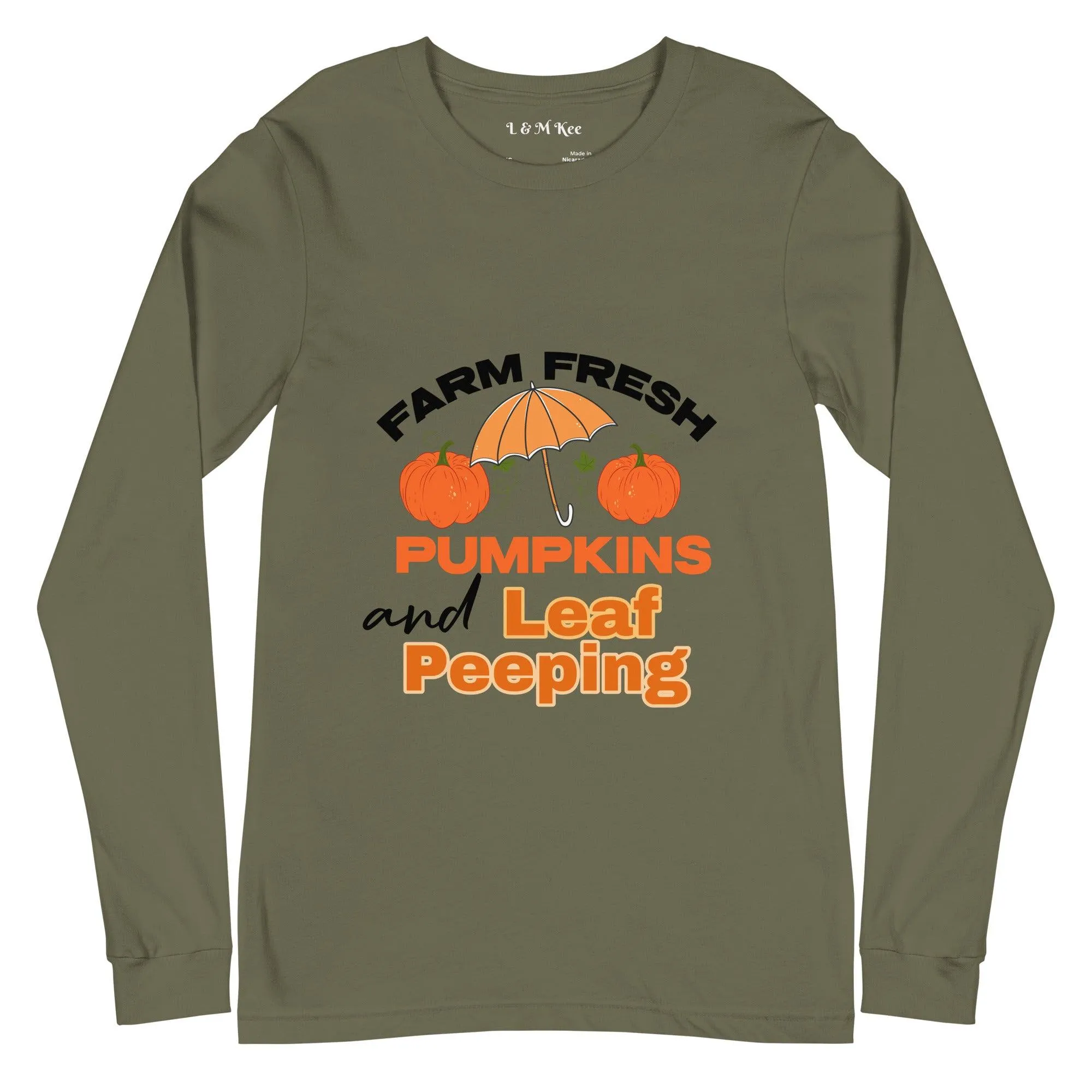 Farm Fresh Pumpkins Unisex Long Sleeve Tee
