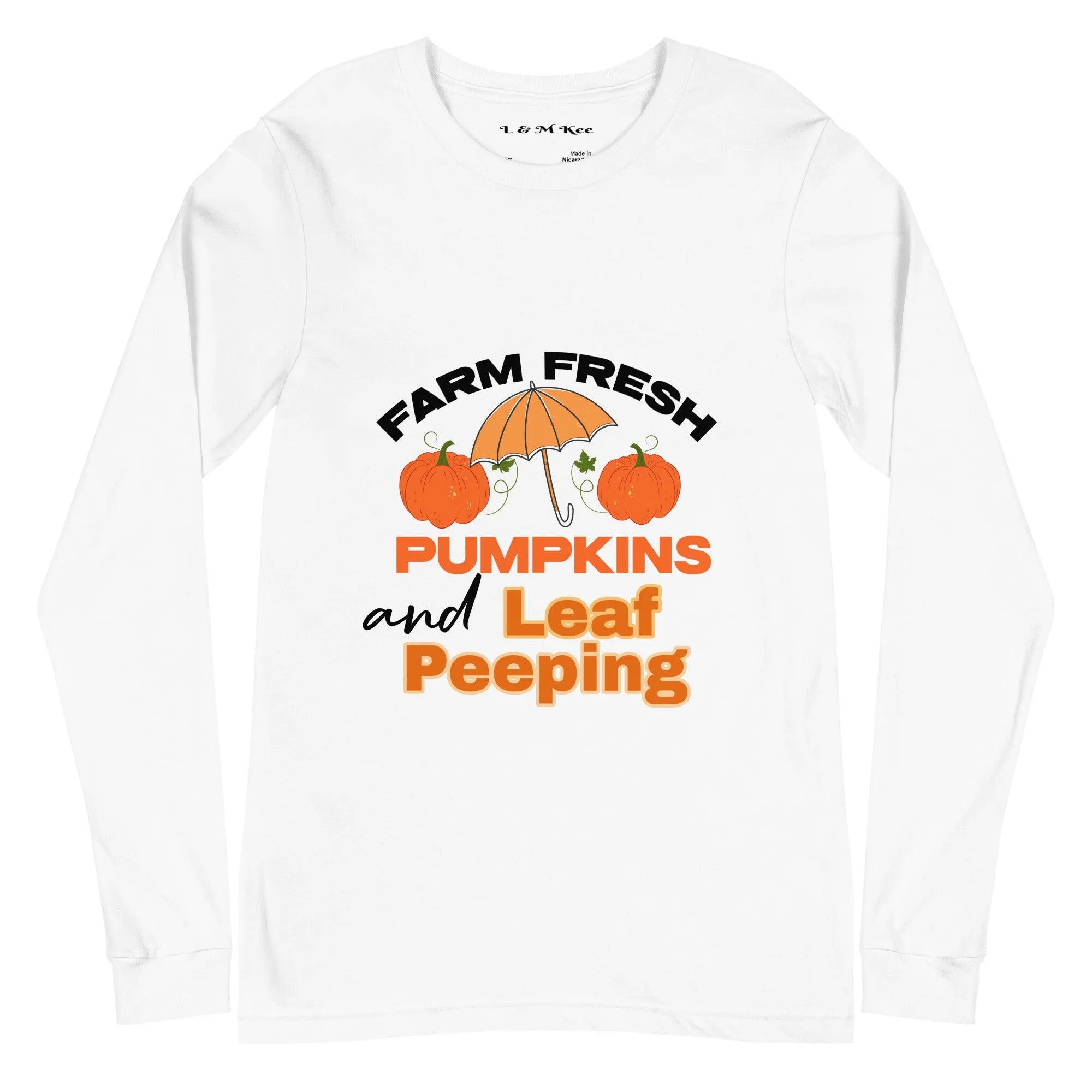Farm Fresh Pumpkins Unisex Long Sleeve Tee