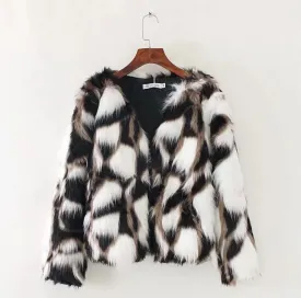 Faux Fur Winter Coat Jacket