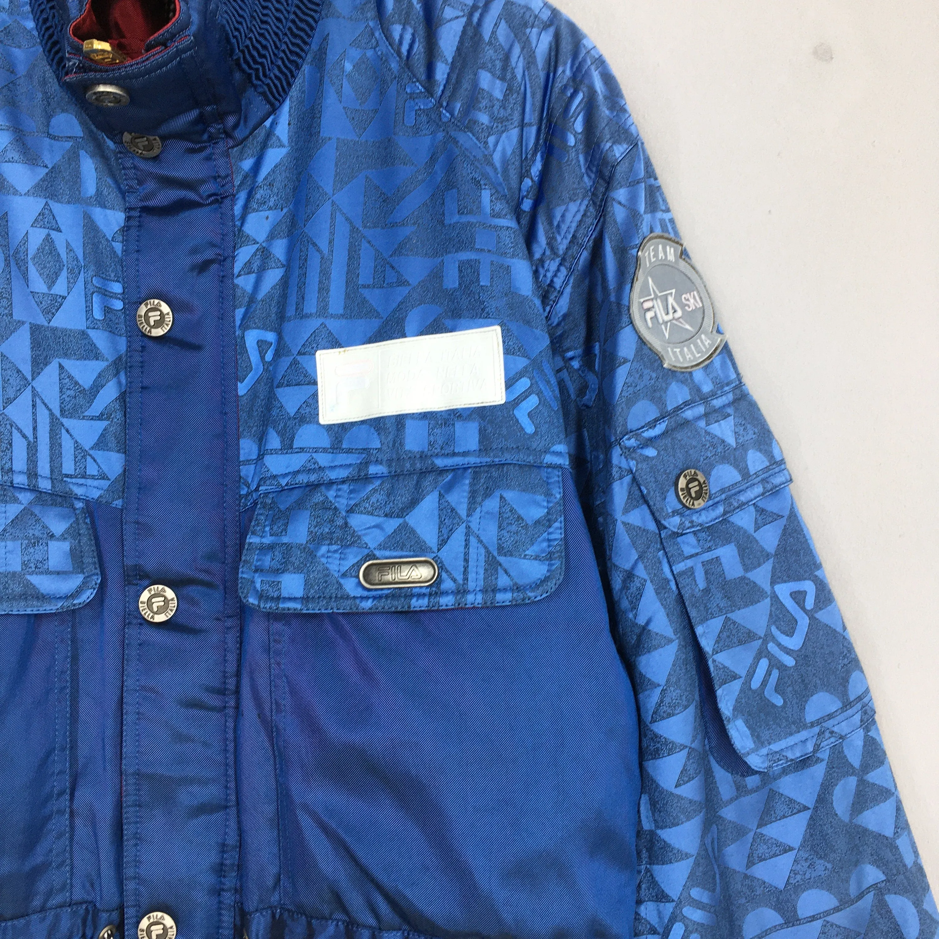 Fila Biella Italia Ski Jacket Hoodie XLarge