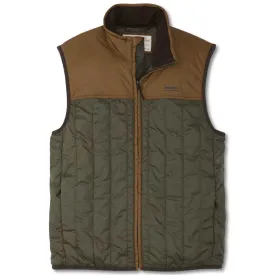 Filson Ultralight Vest in Surplus Green/Golden Ochre