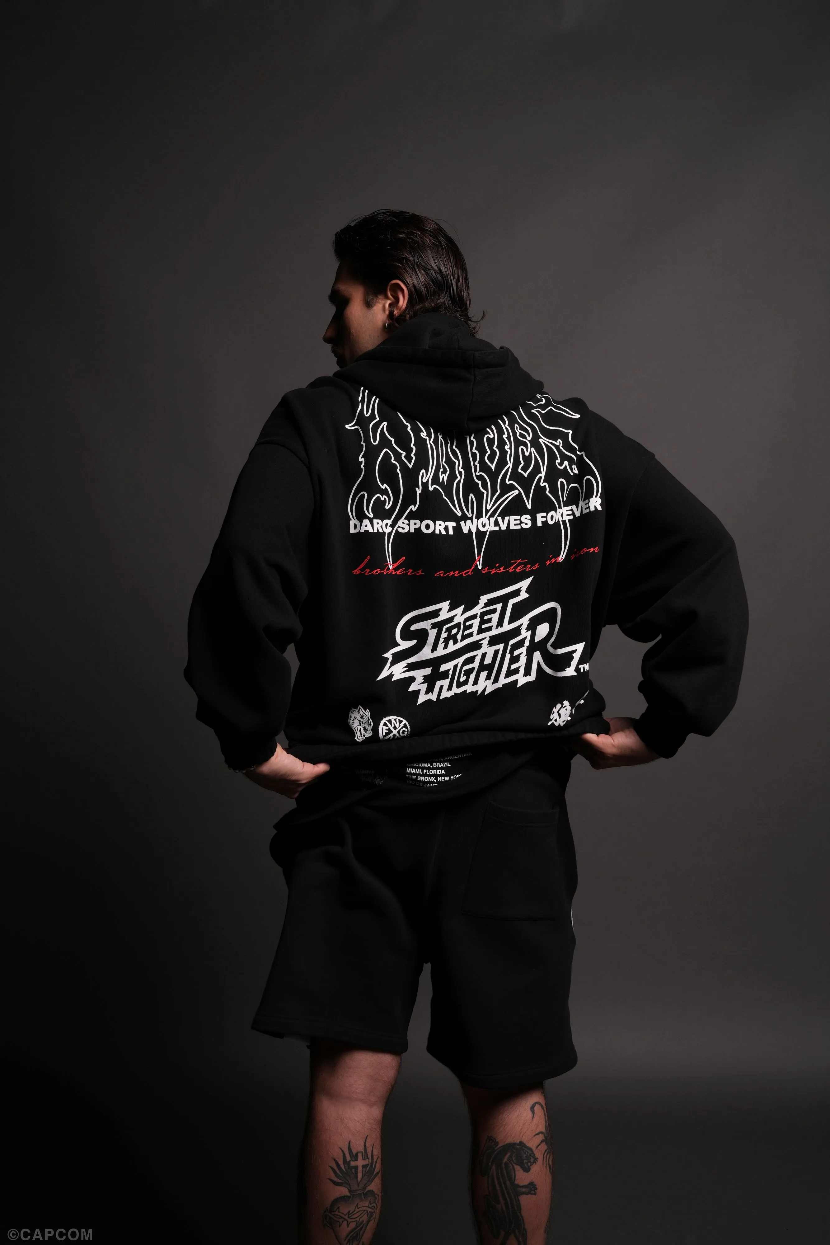 Final Boss "Chambers" Zip Hoodie in Black