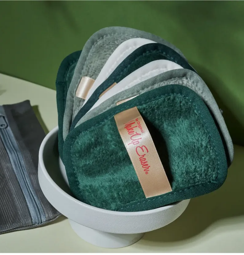 Green 7-Day MakeUp Eraser Set