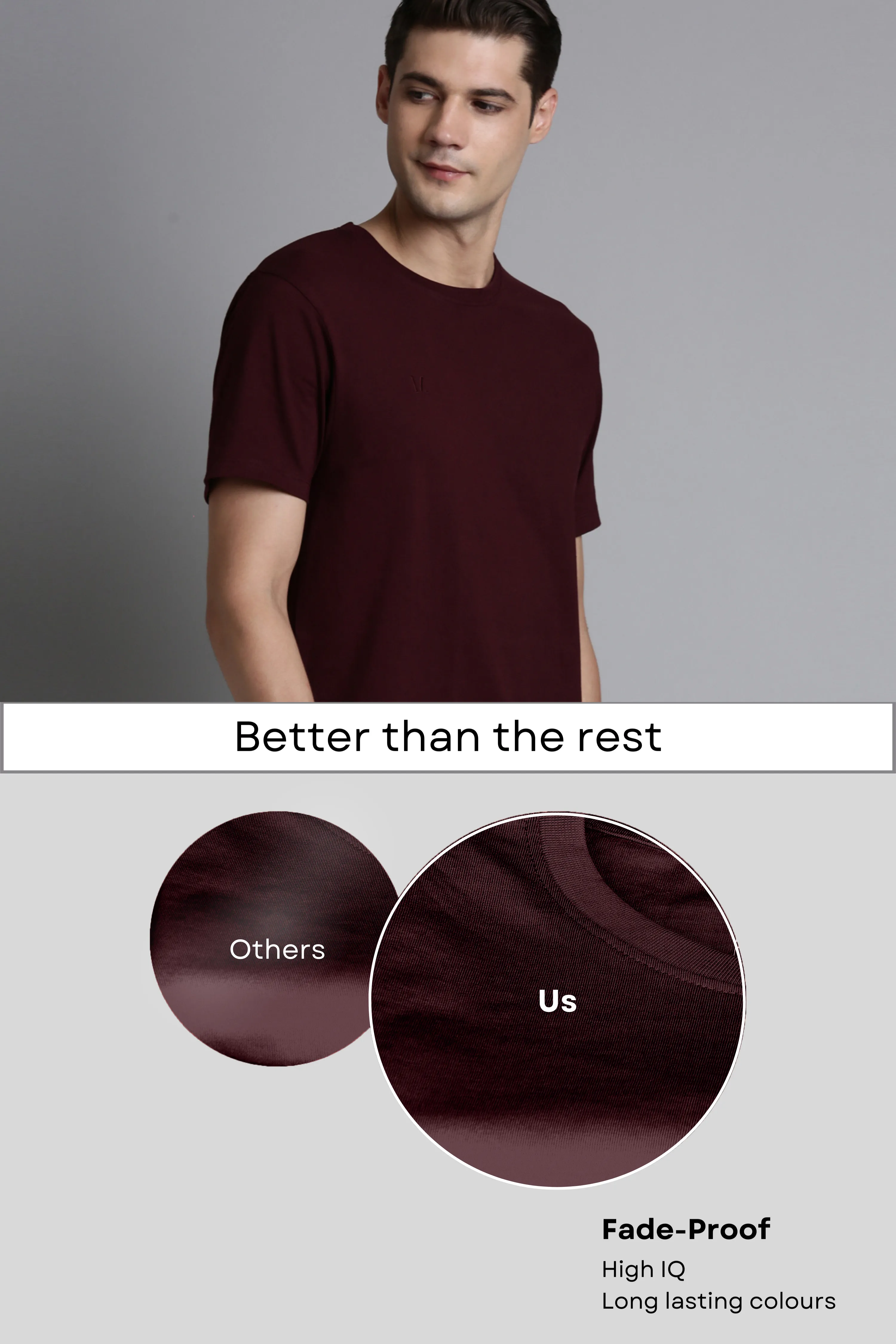 Heng Maroon Cotton IQ Basics