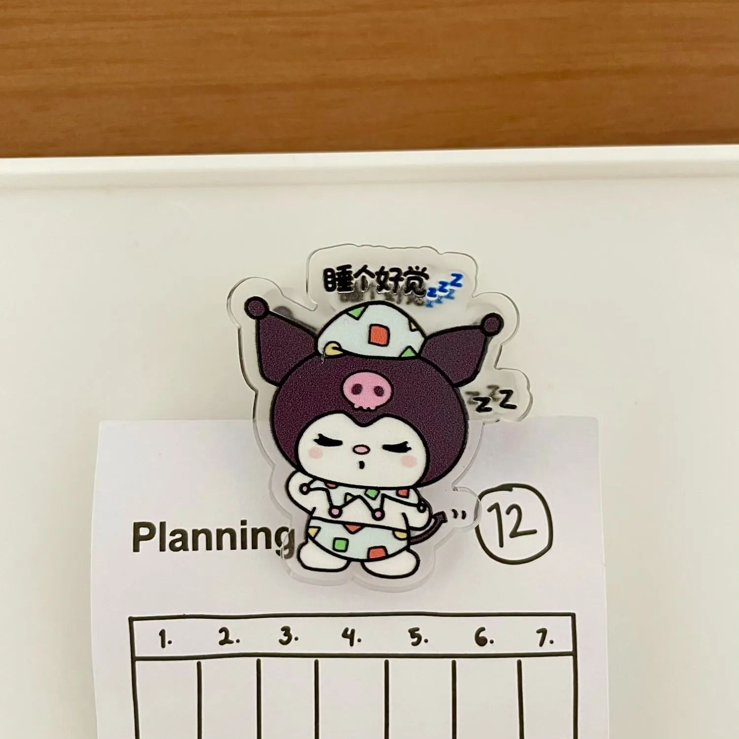 Kawaii Pajamas Design Paper Clip