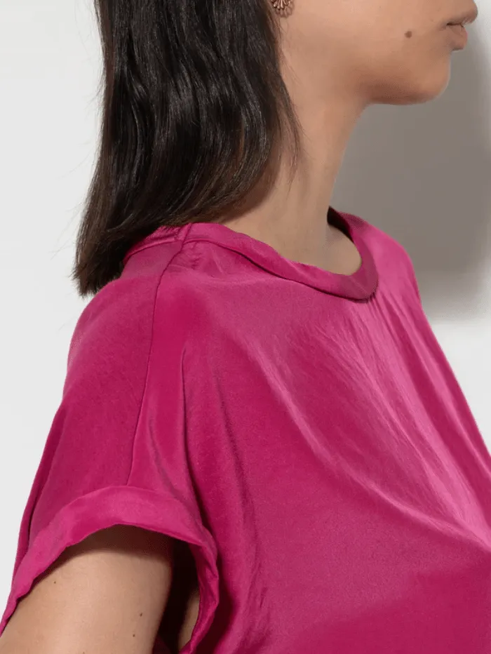 Luisa Cerano Jersey T Shirt In Berry Pink 308044 7600 Col 0455