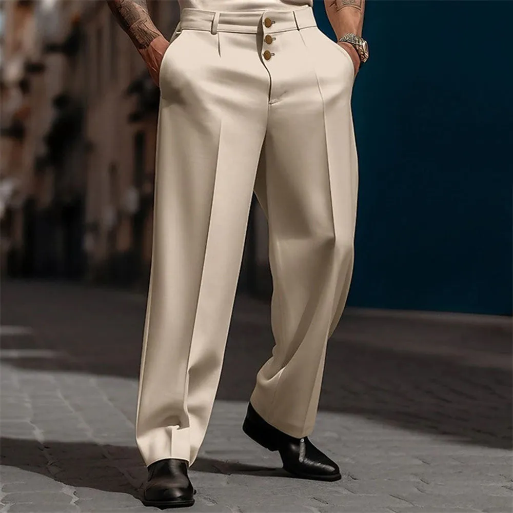 Men Business Casual Suit Pants Outdoor