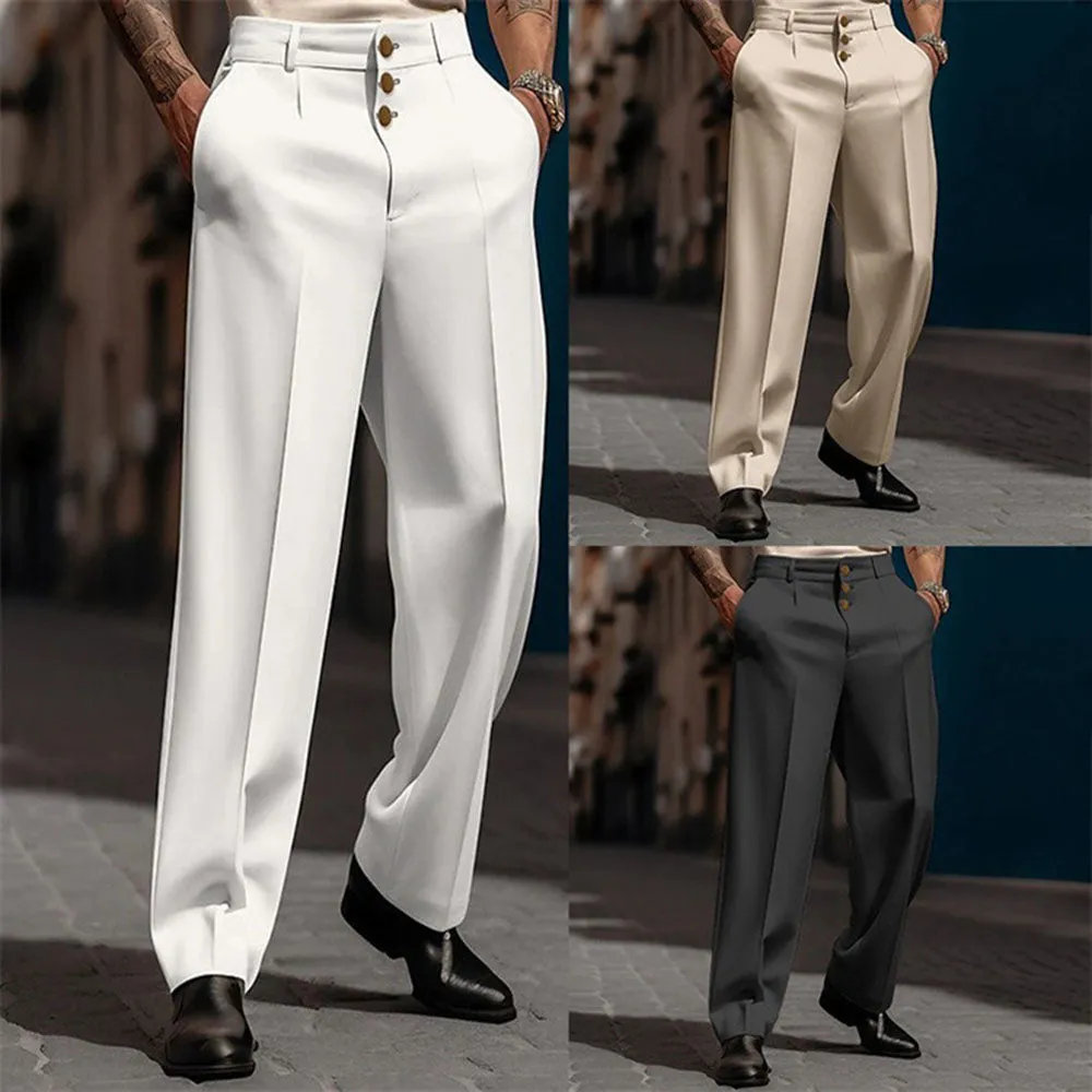 Men Business Casual Suit Pants Outdoor