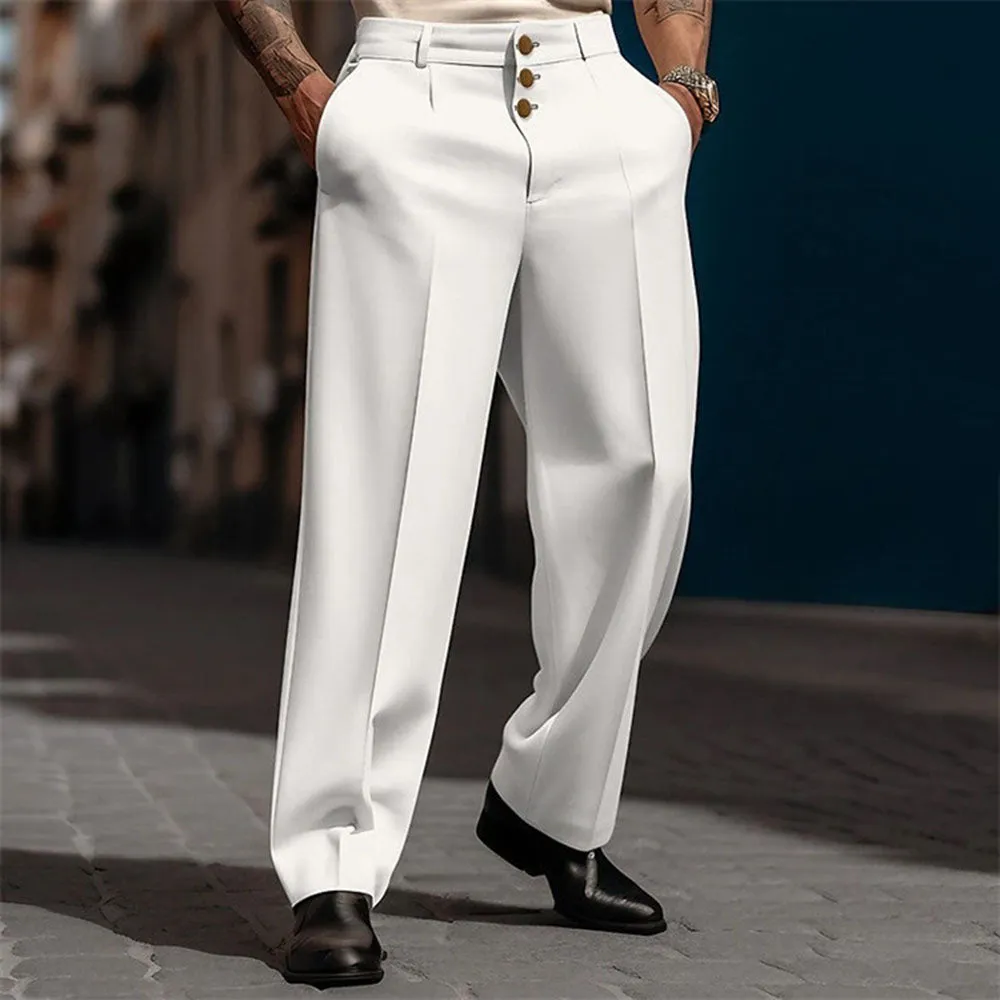 Men Business Casual Suit Pants Outdoor