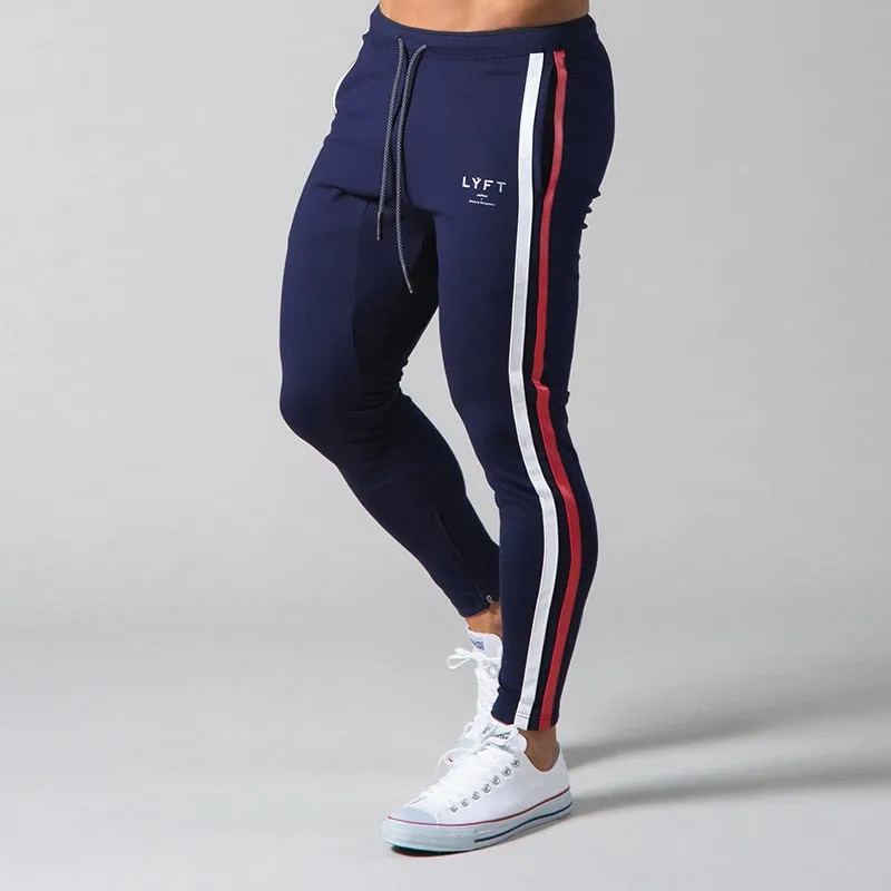 Men Pants Fitness Casual Elastic Pants men Bodybuilding Clothing Casual Navy Military Sweatpants Joggers Pants