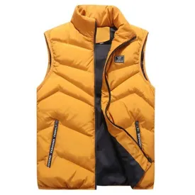 Mens Jacket Sleeveless Vest Casual Coats Cotton Thick Clothing Warm Men's Vest Thicken Waistcoats 8XL