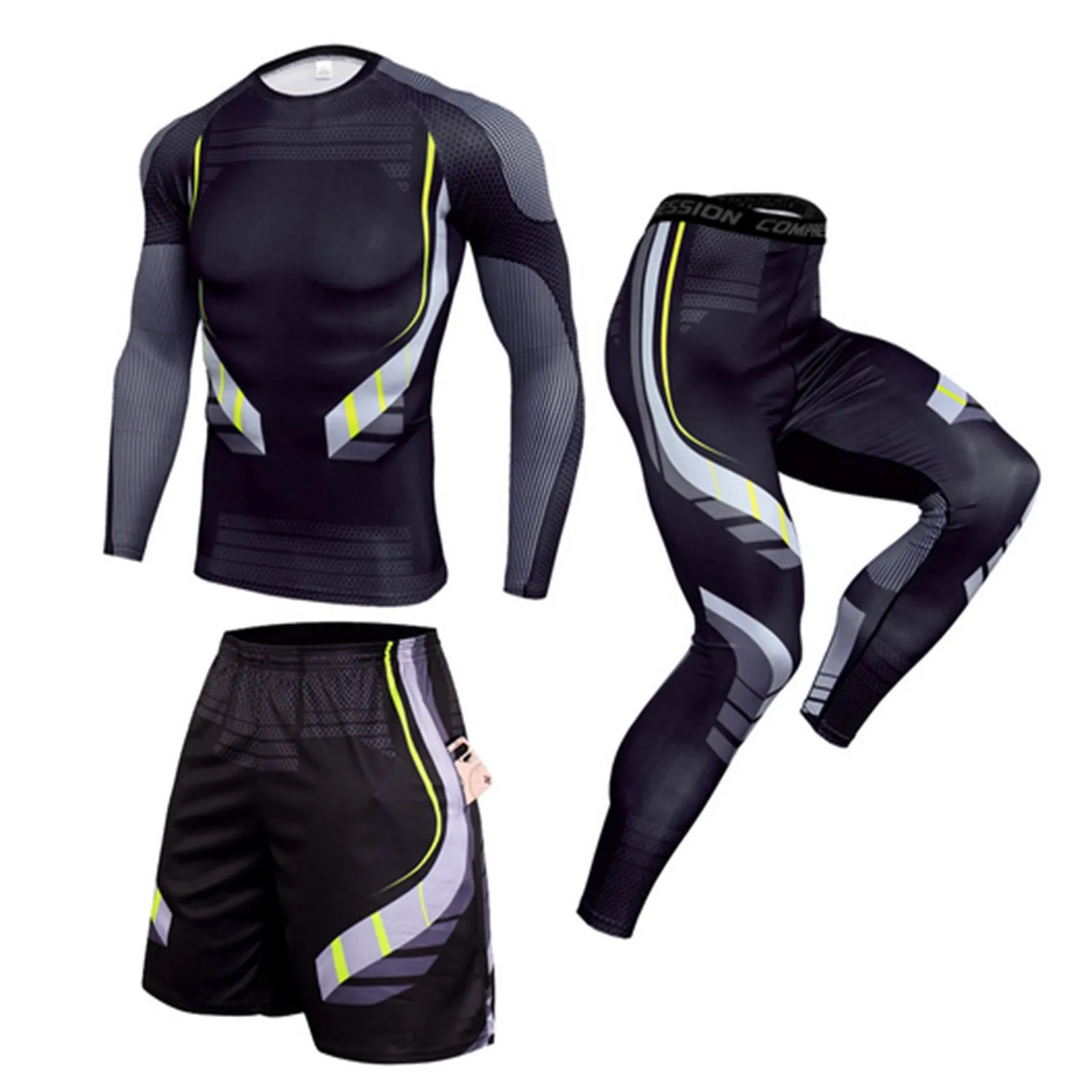 Men's Leisure Sports Fitness Cycling Clothing  Quick-drying