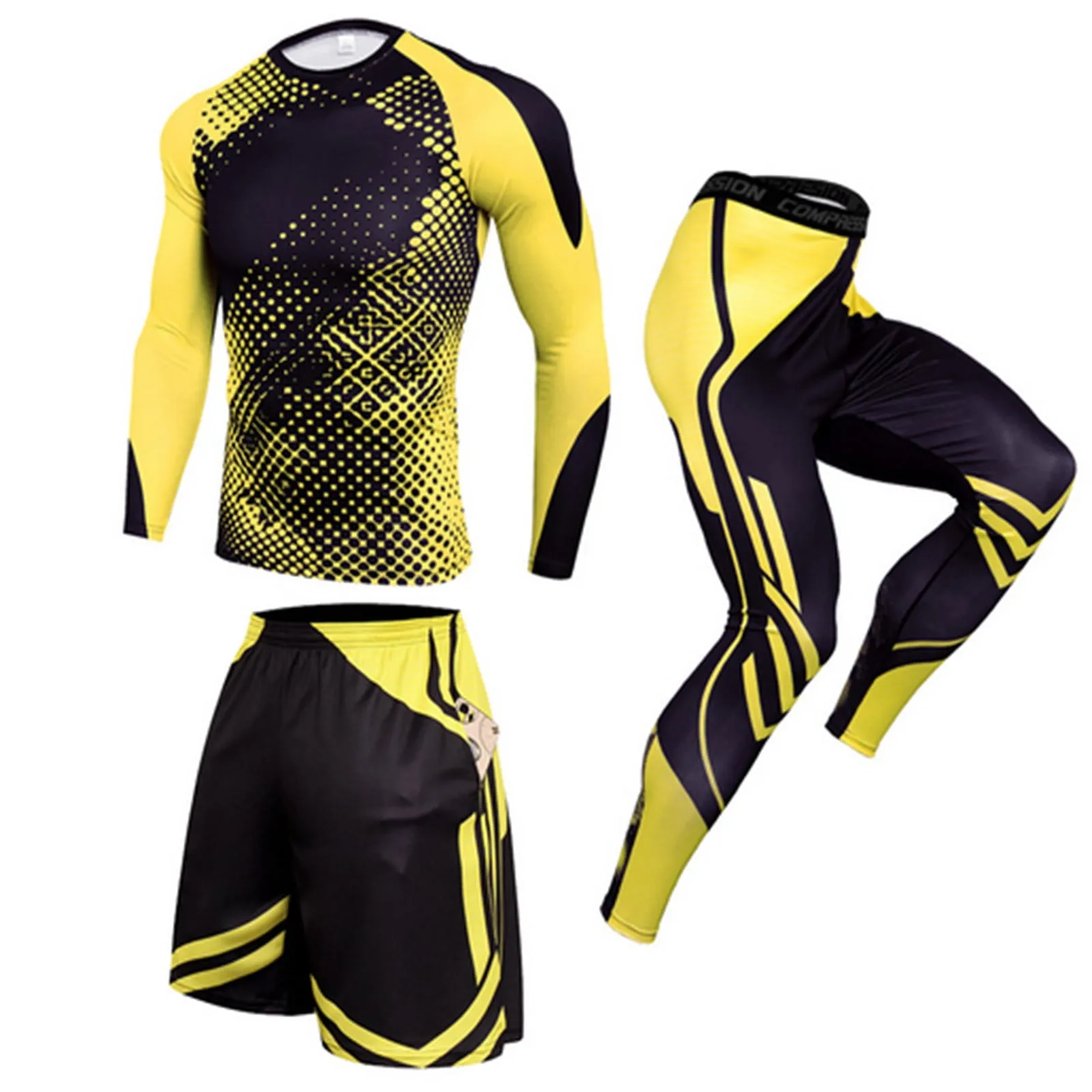 Men's Leisure Sports Fitness Cycling Clothing  Quick-drying