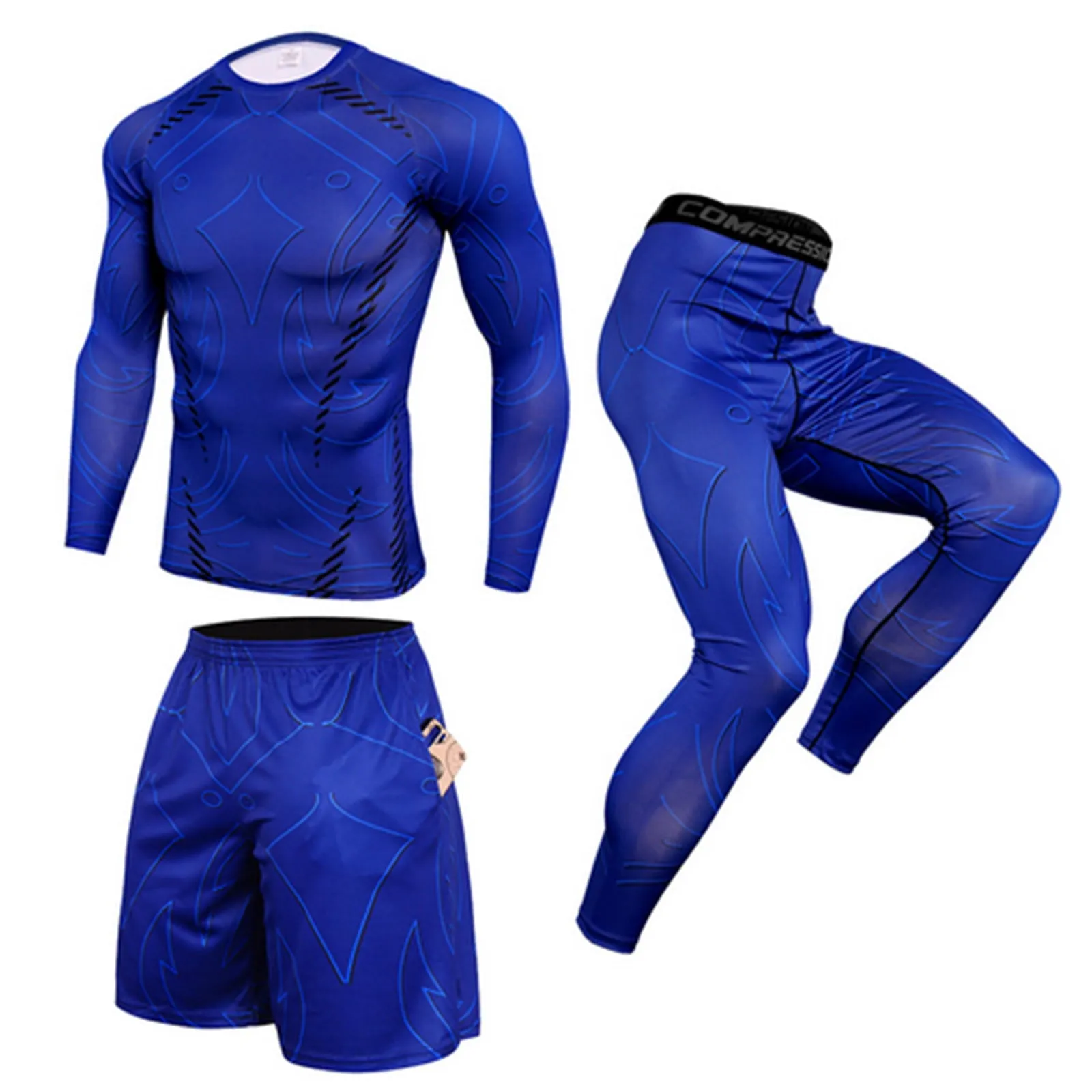 Men's Leisure Sports Fitness Cycling Clothing  Quick-drying