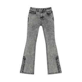 Mermaid Biker Jeans Black Grey