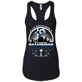 Nfl – Los Angeles Rams 2019 Super Bowl Champions Football Women Tank Top
