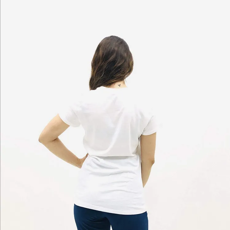 Nike T-shirt in jersey da donna W CI1383 100 bianco