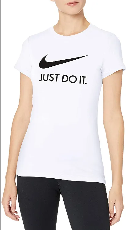 Nike T-shirt in jersey da donna W CI1383 100 bianco