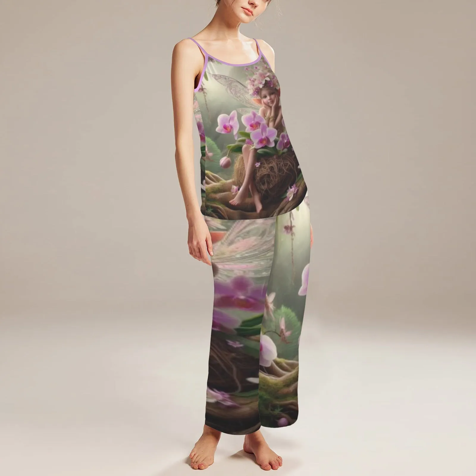 Pink Orchid Faeries Pajamas
