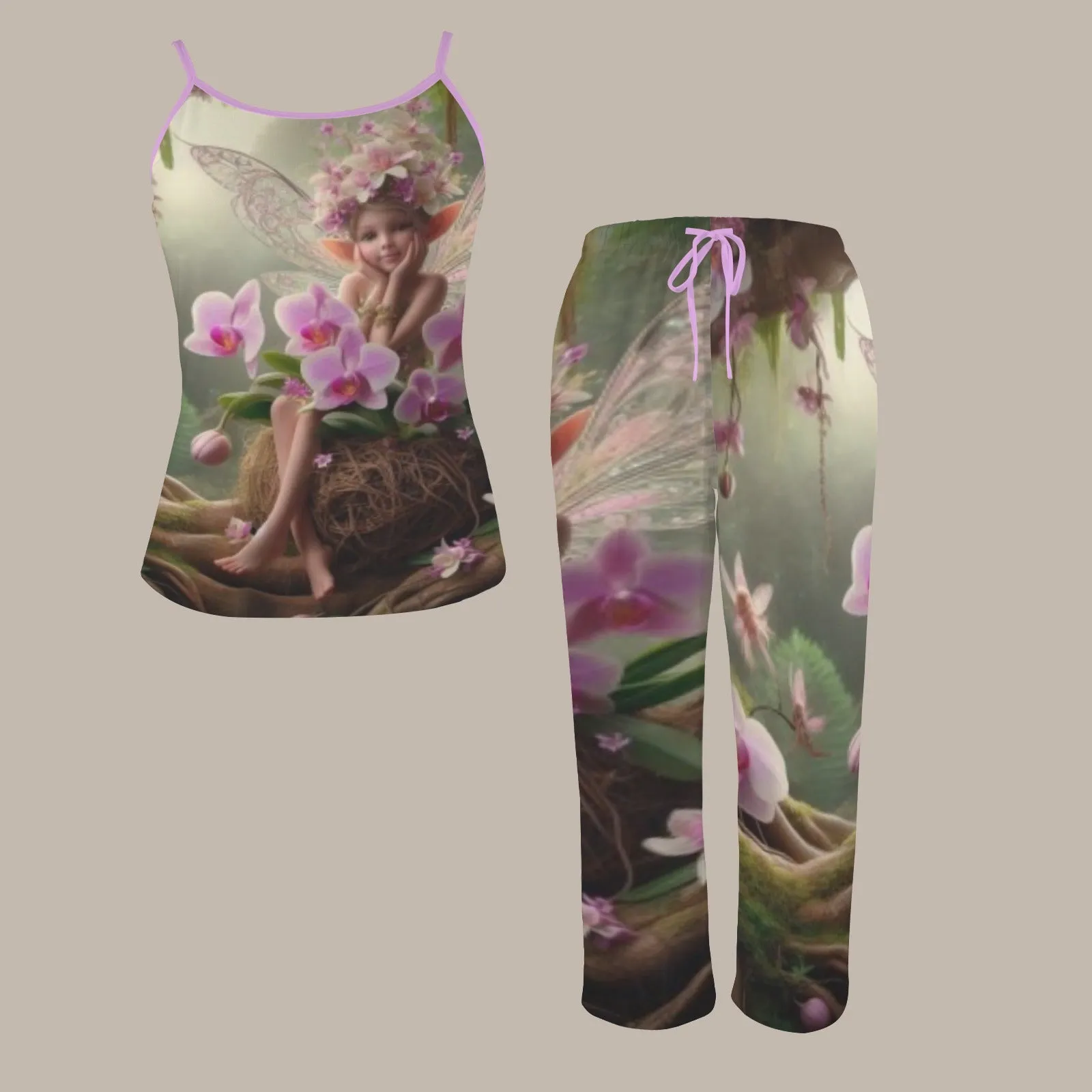 Pink Orchid Faeries Pajamas