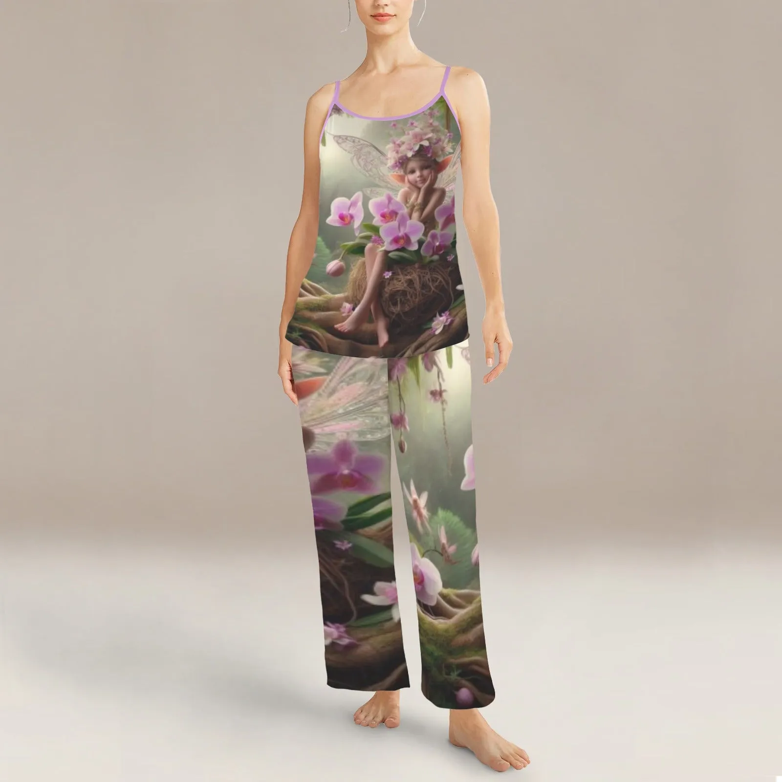 Pink Orchid Faeries Pajamas